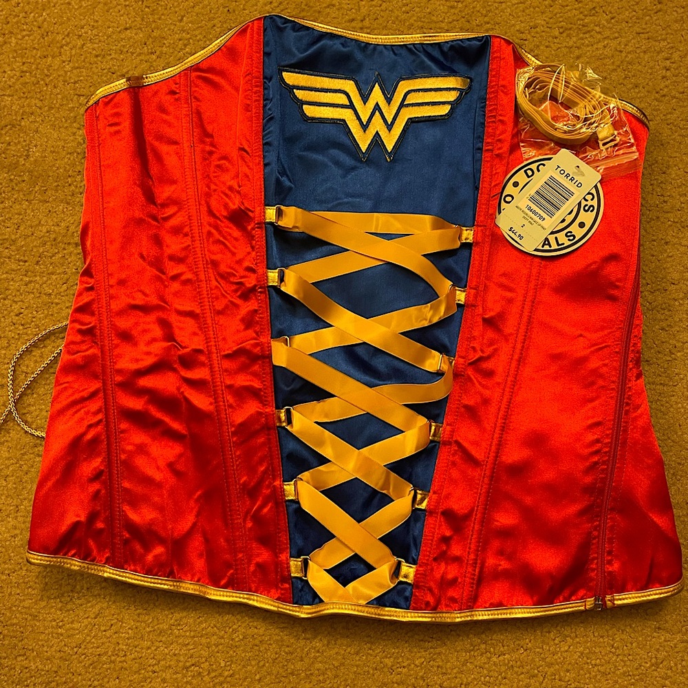 Wonder Woman Corset for Halloween